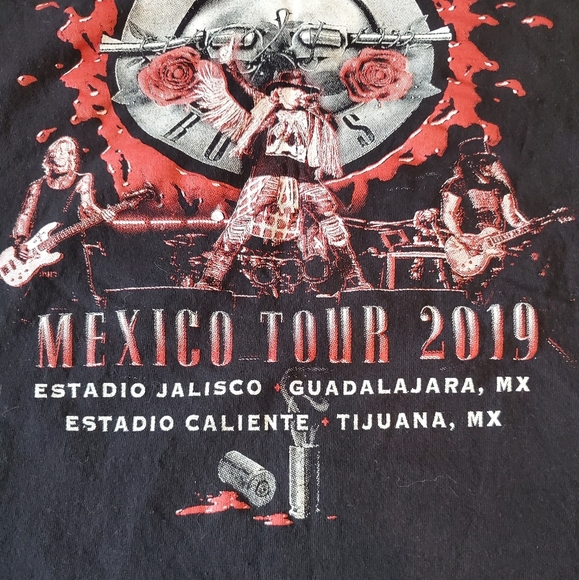 Guns and Roses Mexico Tour TShirt Small Band Tee - Picture 4 of 4